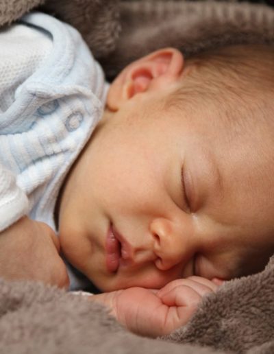 photo d'un bébé qui dort