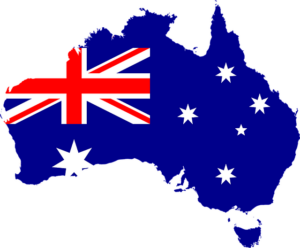 Image du drapeau australien pour illustrer le consensus aussie sur les freins restrictifs. 
